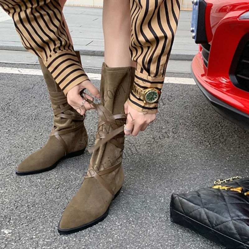 botas-vaqueras-goticas-de-cuero-mate-para-mujer-estilo-otonal-punta-puntiaguda-cierre-de-cordones-retro-tacon-plano-cana-alta