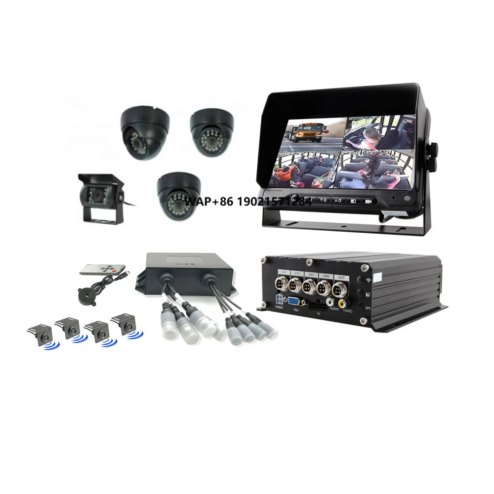 Shockproof DVR Car Rearview CCTV Wifi Rear View  with Sensor Tft
