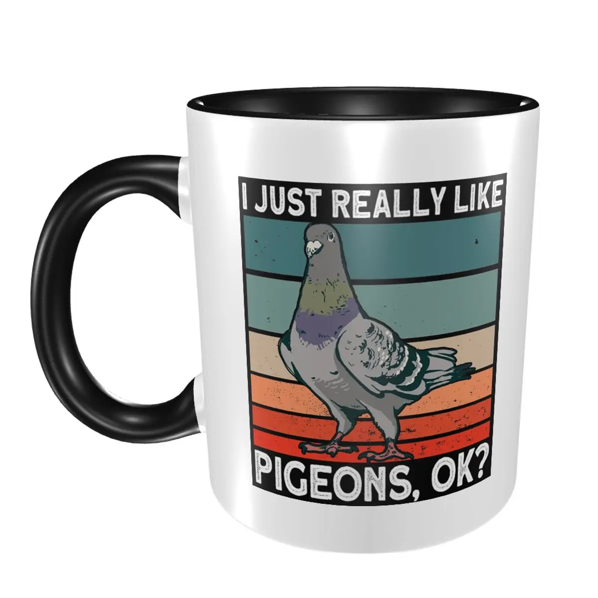 Pigeons Pigeon Breeding Fanciers Mug Funny Ceramic Coffee Cups Tea Mugs Milk Cup Drinkware Gifts for Woman Man