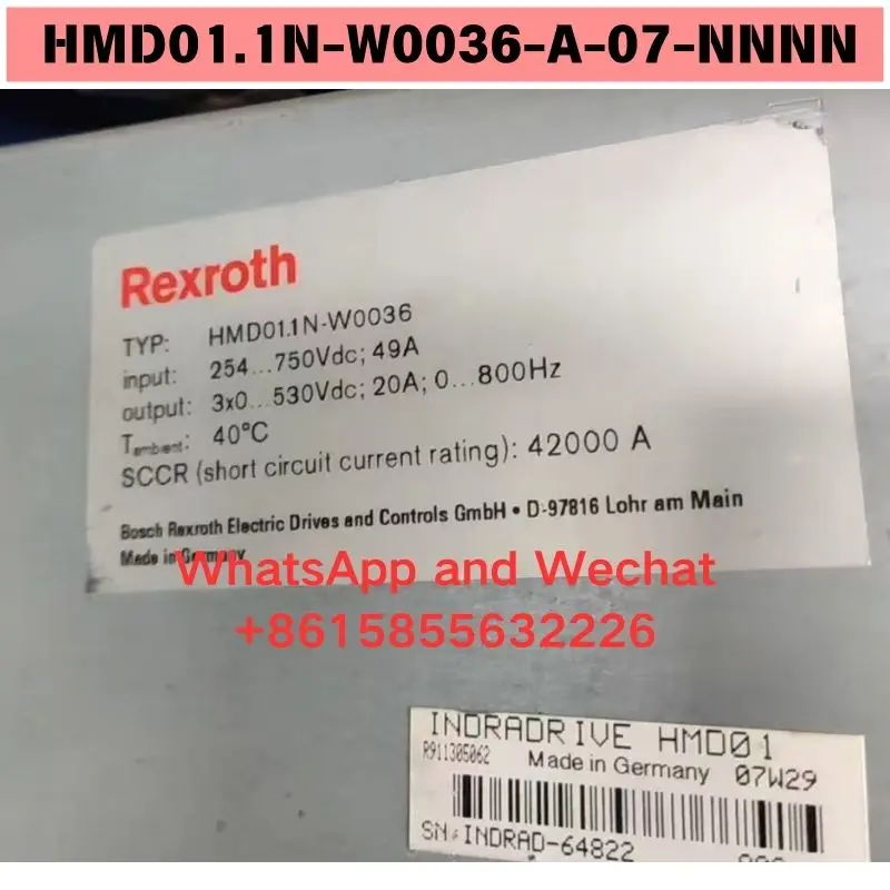 Used  HMD01.1N-W0036-A-07-NNNN Driver Functional test OK