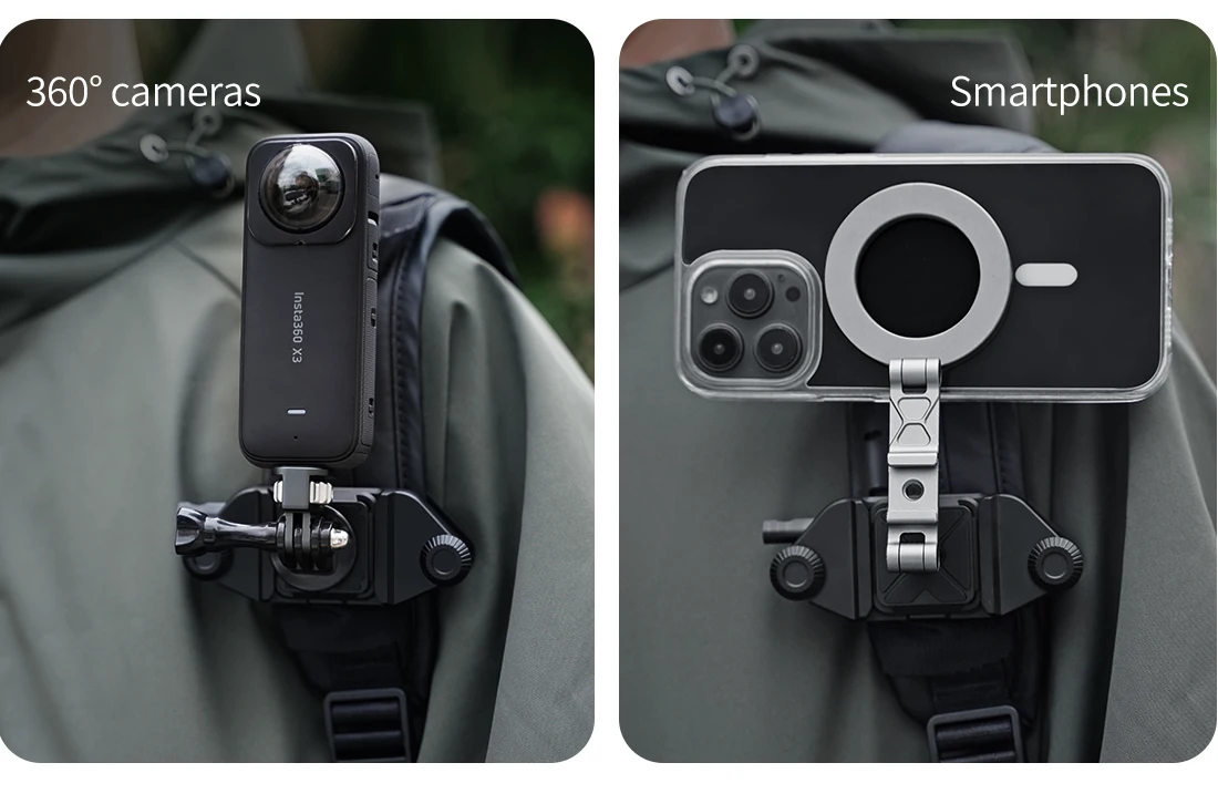 XILETU Cimapro Rucksack-Kamera-Clip, universelle Arca Swiss Schnellwechselplatte für DSLR, Sony, Nikon, Kamera, problemlos – Detail 14