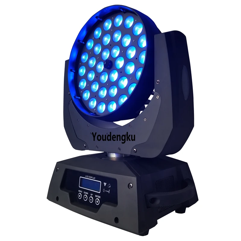 4pcs 36*18w rgbwa uv 6in1 Led Dj Stage Strobe Moving Head Beam Zoom Wash Light Moving Head Beam led Zoom Wash light