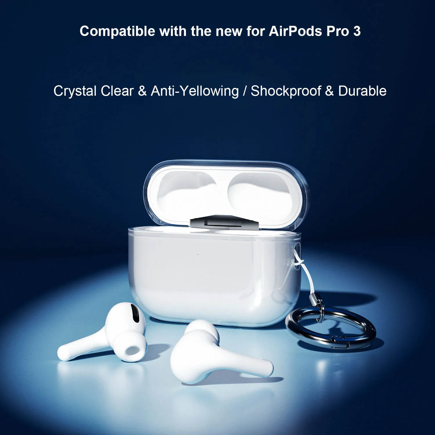 

For airpods pro3 Case TPU Soft Cover for airpods pro3 Shockproof Shell Case Protective Sleeve