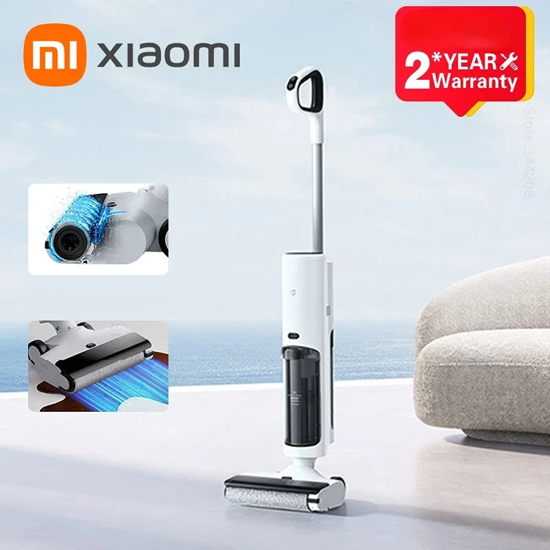 

XIAOMI MIJIA Smart Wireless Wet And Dry Vacuum Cleaners 2 Lite For Home Cleaning Machine Roller Brush Self-Cleaning LED Screen