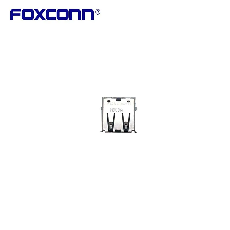 Foxconn UB11123-4R1-4F USB2.0 A Matrixes Counter Mouth Socket 90 Degree Bend Foot