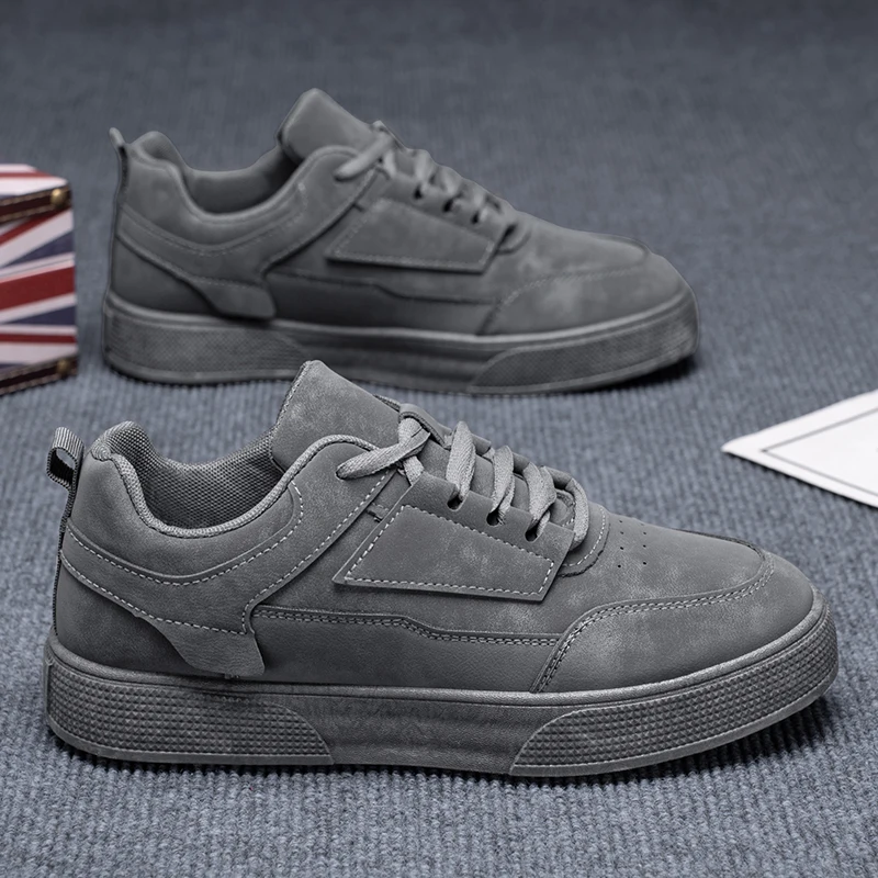 

Men's Shoes Winter 2025 New Trendy Shoes Versatile Korean Style Sports Sneakers British Soft-Soled Men's Casual Leather Shoes