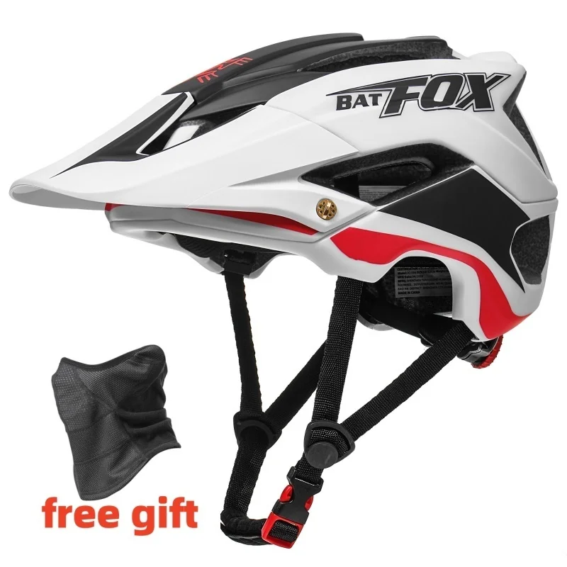 

BATFOX New Helmet EPS Integrated Molded 13 Vents Ultralight Adults Youth Helmets 54-62cm Mountain Riding Speed Race Helmet