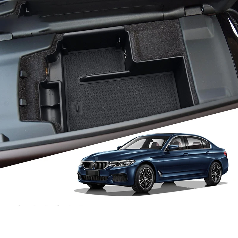

Central Armrest Storage Box For BMW 5 Series 6GT 2020 - 2023 Center Console Storage Organizer Tray Car Interior Accessories