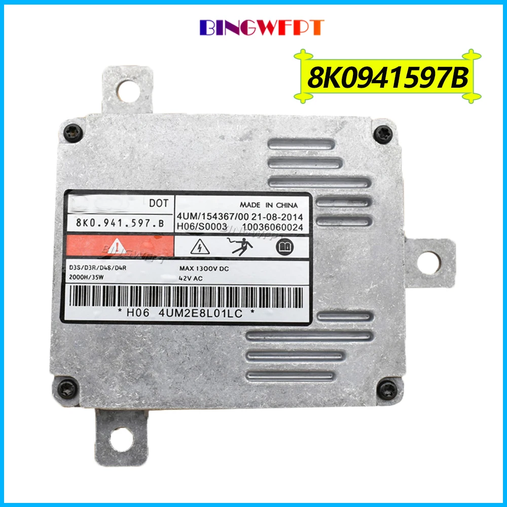 Xenon HID Headlight Ballast Control Unit Module With Wire D3S D3R D4S D4R 8K0941597B For Audi A3 A4 A5 A6 A8 Q5 Q7 VW Jetta