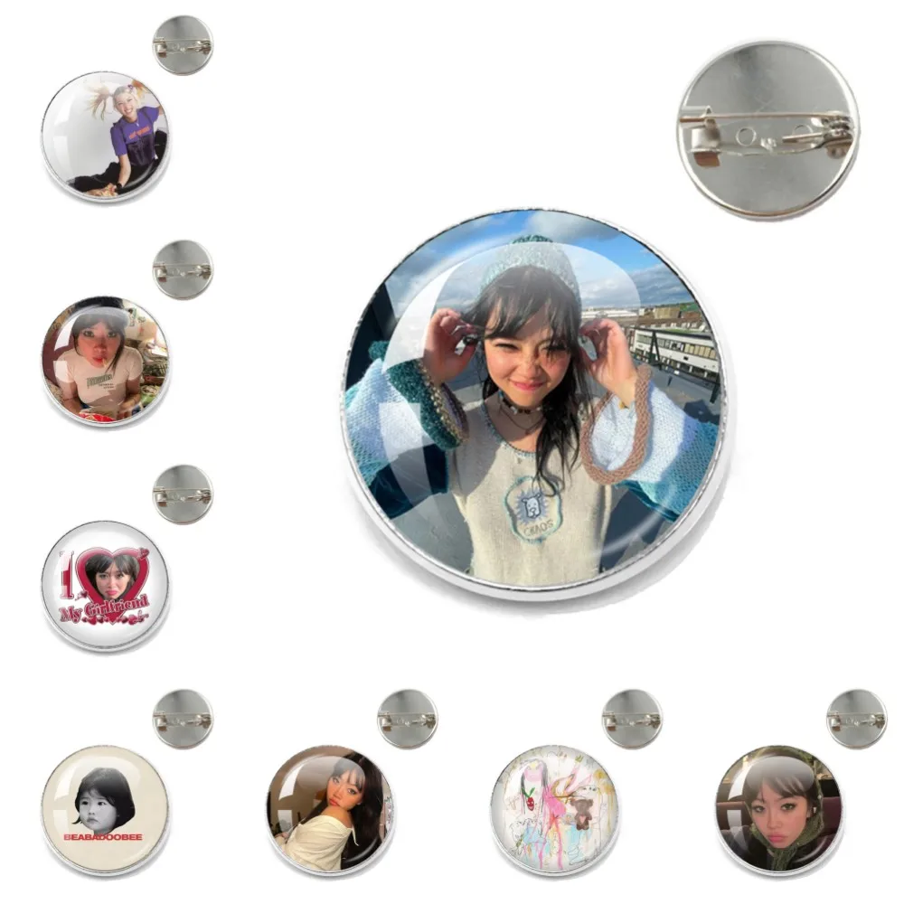 

Beabadoobee Beatopia Badge Brooch I Love My Girlfriend Beabadoobee Backpack Clothes Decoration Accessory Lapel Pin Fans gifts