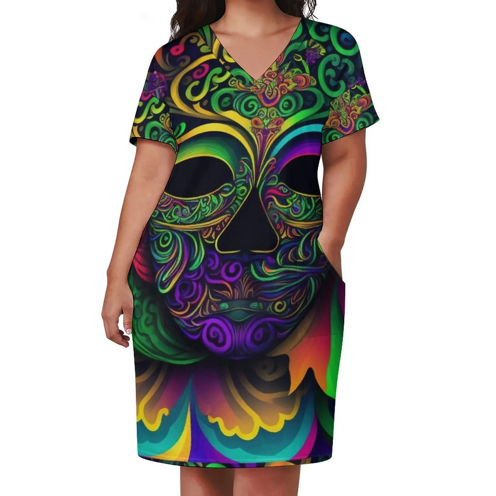 Mardi Gras Dress, Mardi Gras 2023 Loose Pocket Dress women evening dress dress women summer 2025