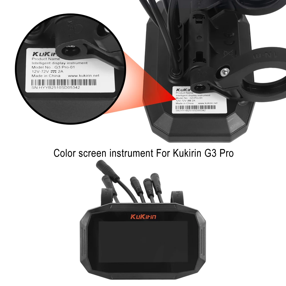 LCD Display Instrument for Kukirin G3 Pro Electric Scooter for Kugoo Kirin G3 Pro Digital Display Meter Dashboard Accessories