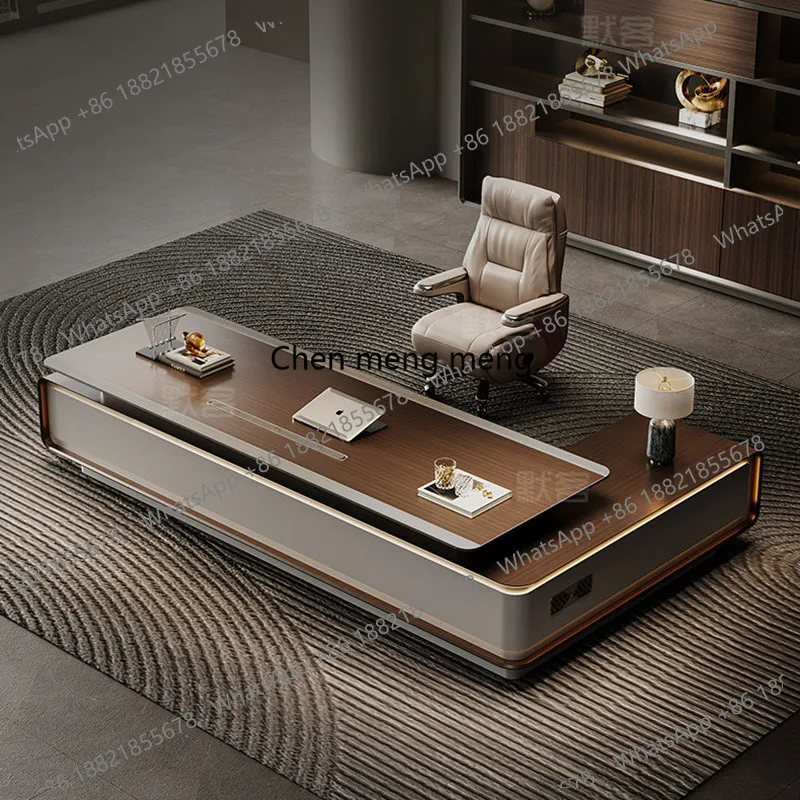 modern aesthetic office desk european unique xenomorph irregular decoration office desk Large size meuble bureau salon furniture