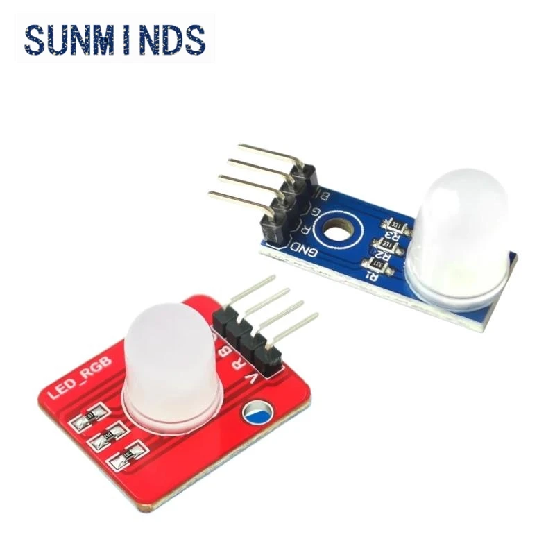 1pcs 10mm Full Color RGB LED Module140C5 Electronic Building Blocks for Arduinos DIY Starter Kit