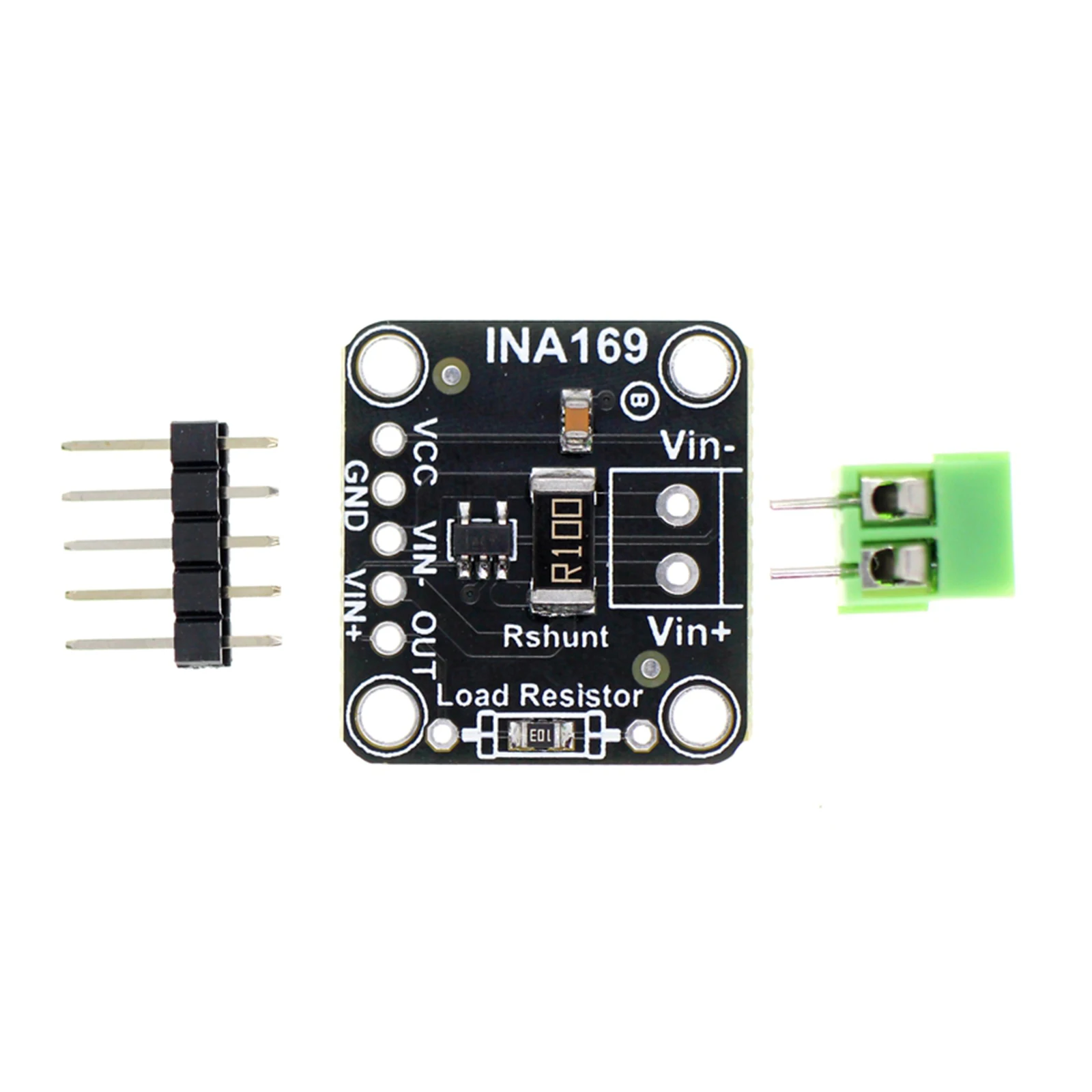 INA169 Current Power Supply Sensor 5A 2.7-60V Analog DC Current Sensor Breakout Module High Side for Arduino and DIY Projects