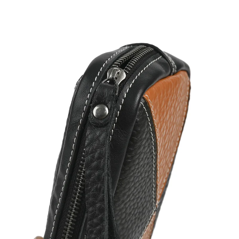 عالية الجودة الرجال الفاخرة حقيبة صغيرة جلدية خمر قطعة محفظة جلدية الإبداعية محفظة نسائية للعملات المعدنية حقيبة الهاتف