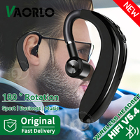 Bluetooth 5.4 Ear-Hook Wireless Earphone 180° Rotation Adjustable Left Right Ear Universal Headset With Mic For Sport Business