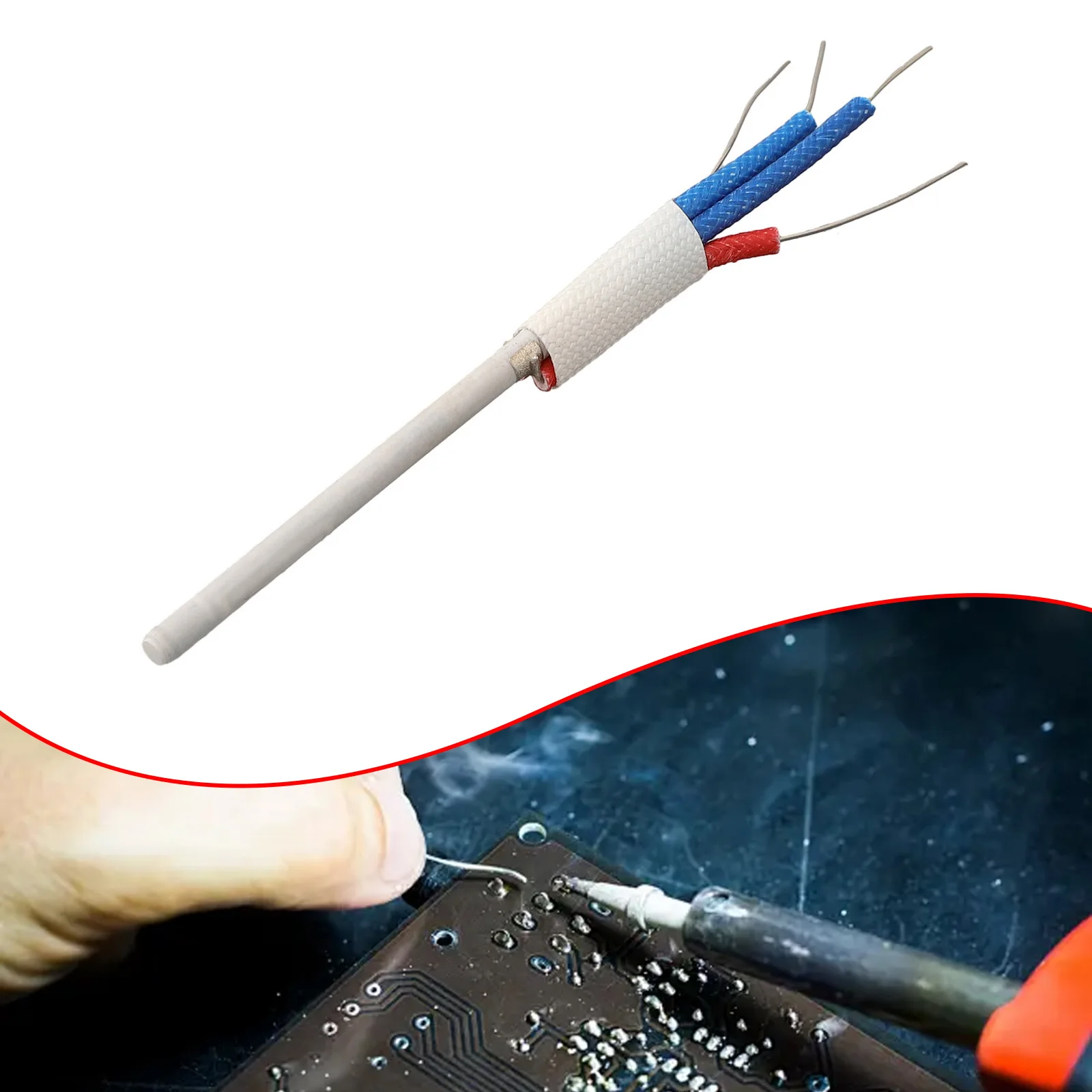 1pc A1321 Ceramic Soldering Heating Element 24V 50W For 936 Solder Station 907 Handle Saike 952D 898D+ 909D+ Station Tools