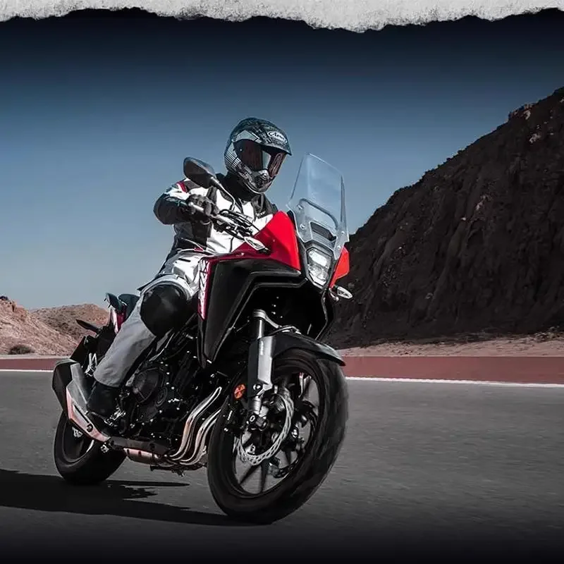ينطبق على تعديل الزجاج الأمامي Honda NX400، وملحقات الزجاج الأمامي المرتفعة NX400، سميكة وشفافة