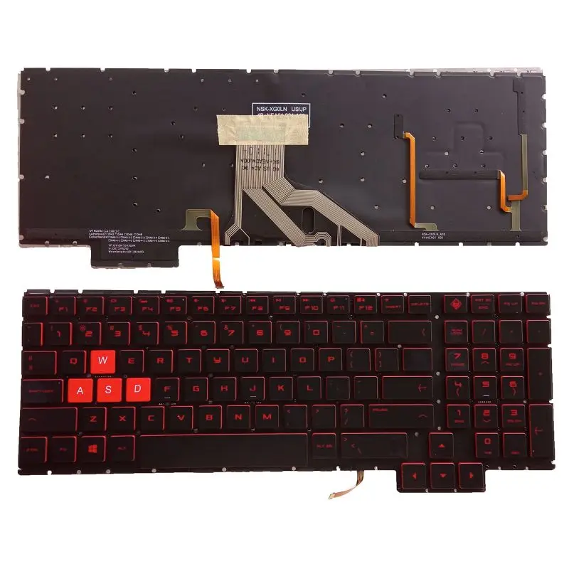 FOR HP Omen 15-CE 15-CE010CA 15-CE020CA 15-CE030CA 15-CE051NR Backlit Keyboard