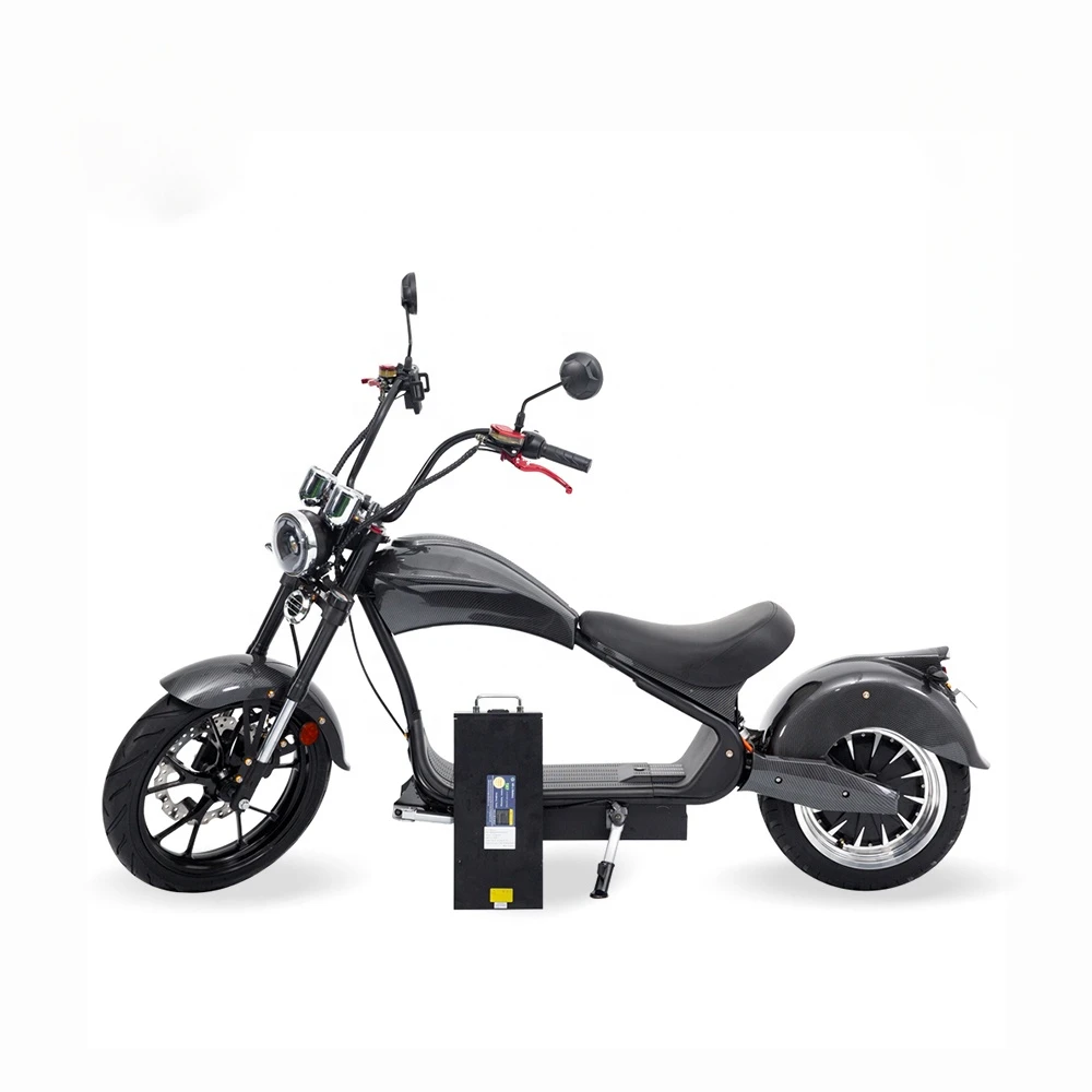 Fat Tire Electric Scooter Citycoco 3000w 17inch MH3 E Chopper for Adult EEC COC