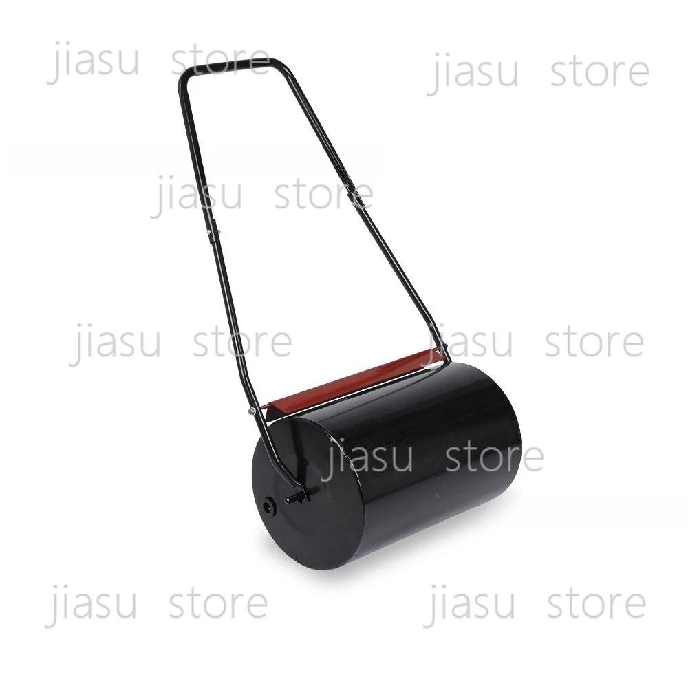 Hand Push Lawn Roller, Small Capacity Garden Grass Roller, Water/Sand Weighted Compactor