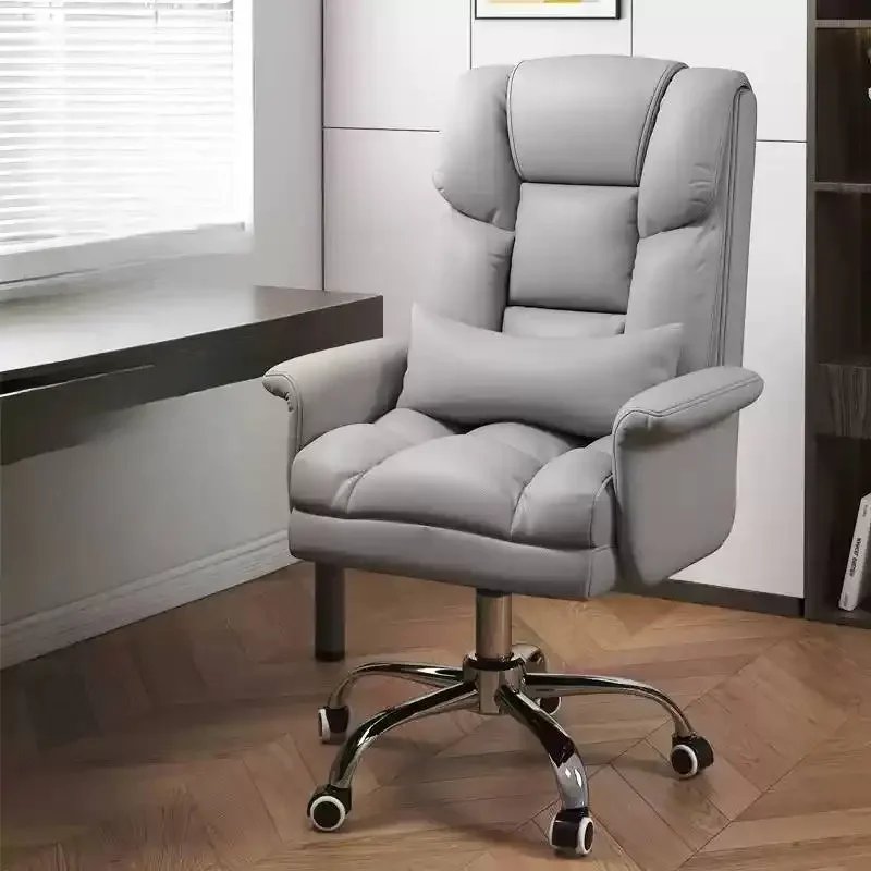 Support Armrest Office Chair Headrest Nordic Comfy Swivel Ergonomic Gaming Chairs Rolling Relaxing Sedia Scrivania Furniture