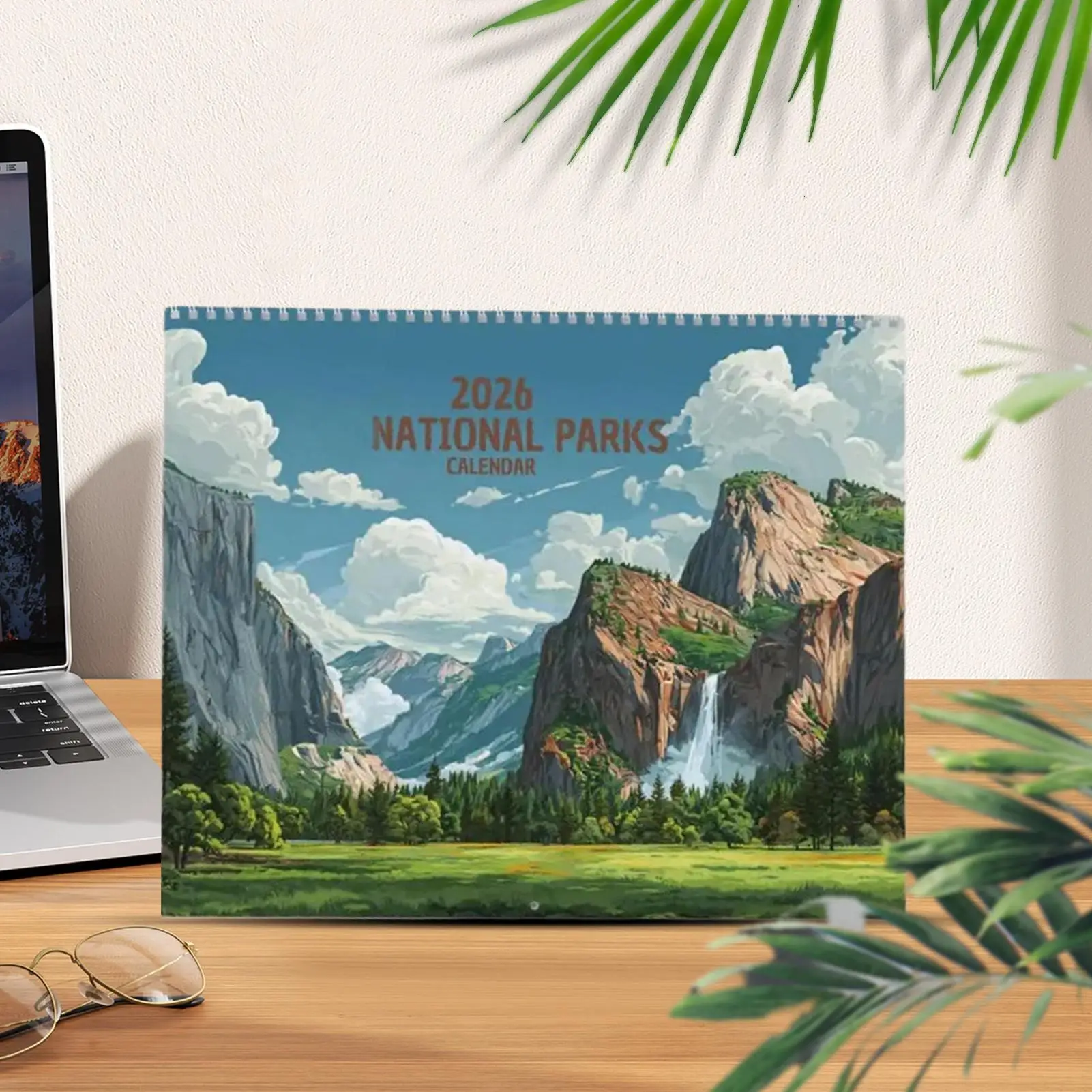 2026 ปฏิทินอุทยานแห่งชาติ 12 เดือนปฏิทินทิวทัศน์ 2026 การถ่ายภาพที่สวยงามธรรมชาติคนรักคอลเลกชันสำหรับ