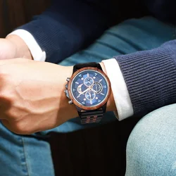 Men's Wood Watch Fashion Quartz Wristwatches Chronograph Military Sport Formal Business Retro Clock Wooden Wrist Watches for Men