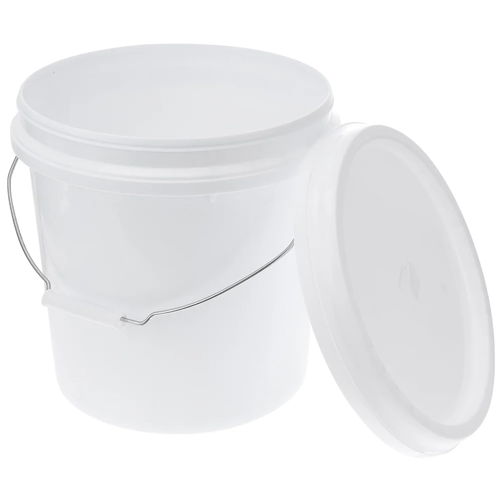 

Plastic Barrel Small Bucket Dog Food Storage Container Hamper Grade Buckets with Lid Pet Pail