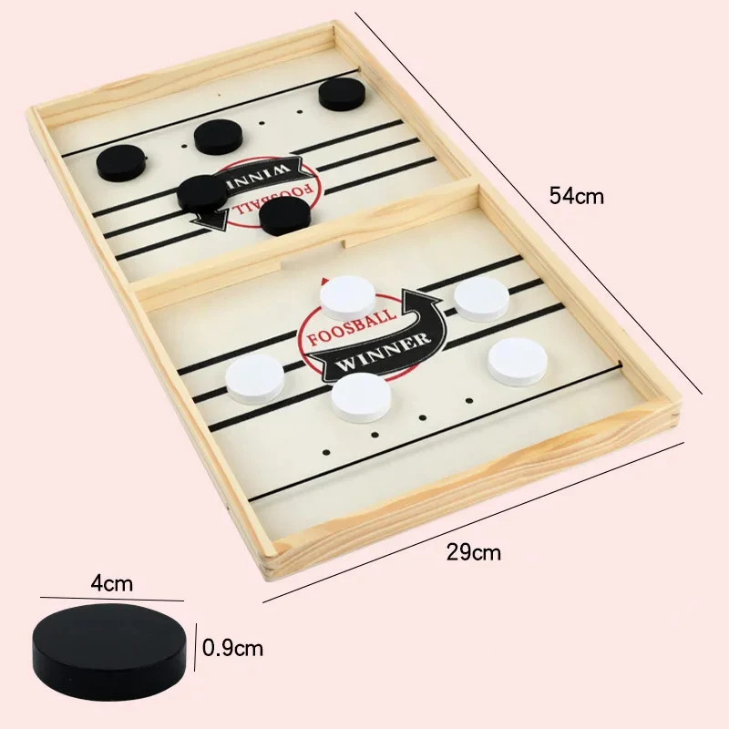 Table Hockey Game Toys Catapult Chess Winner Sling Battle Desktop Hockey Board Game Interactive  Games Toys for Children