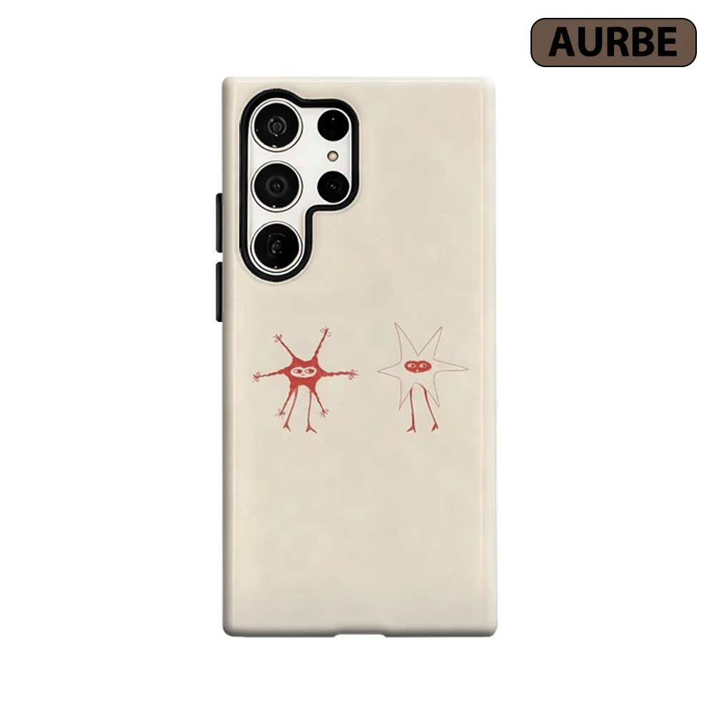 S-Star Buddies Phone Case for Samsung Galaxy S26 S25 Ultra S24 S23 Ultra Plus Shockproof Double Layer Tough Back Cover