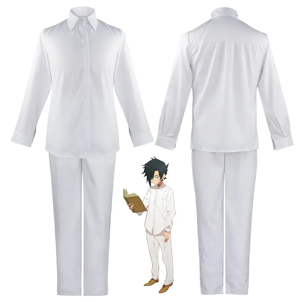 Anime The Promised Neverland Norman Emma Costume Cosplay Uomo Camicia bianca Pantaloni Donna Gonna Abito Uniforme Halloween Outfit