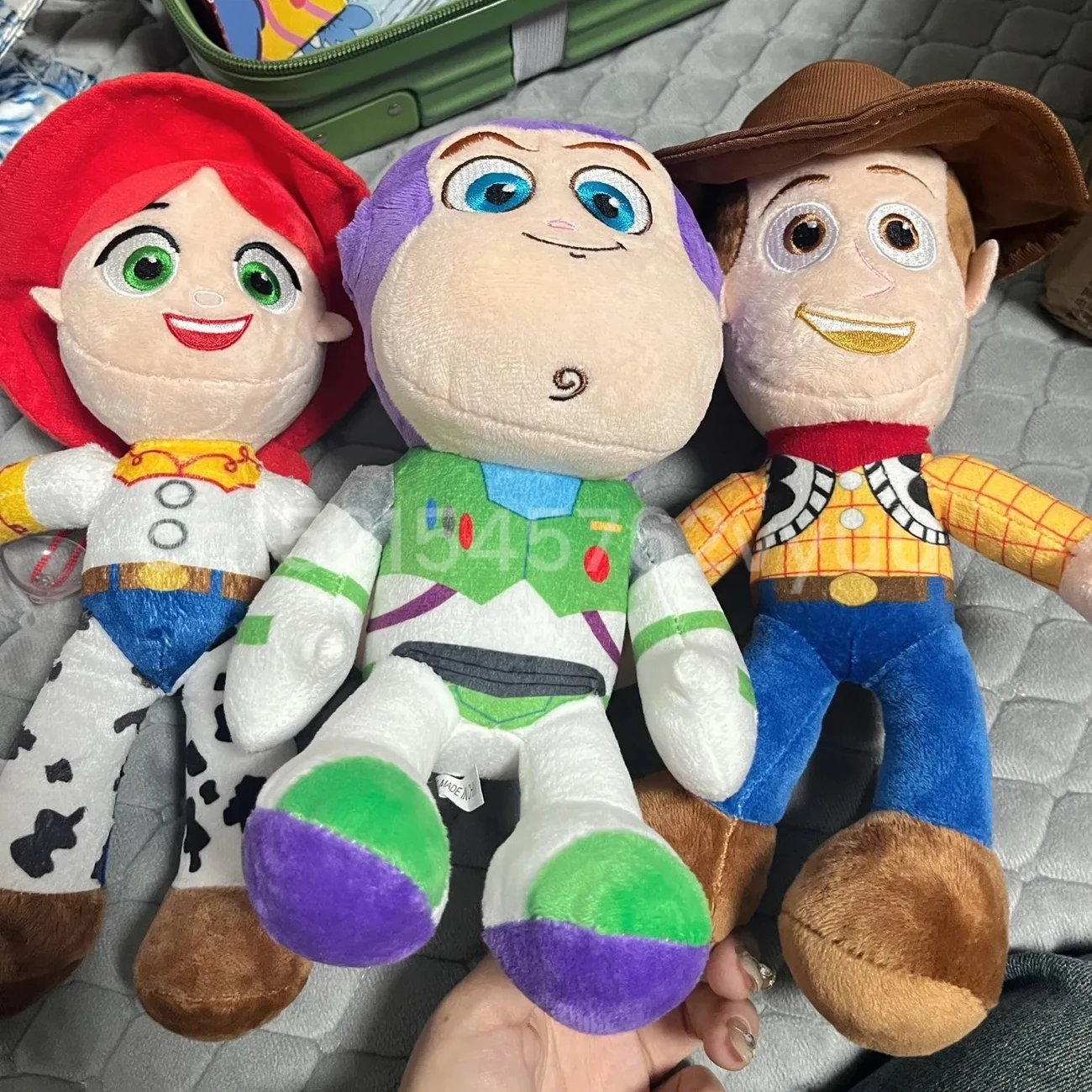 Peluche de Woody Buzz Lightyear para decoración del hogar, muñeco de peluche de Anime, colgante de Jessie, regalos de Navidad, 23cm