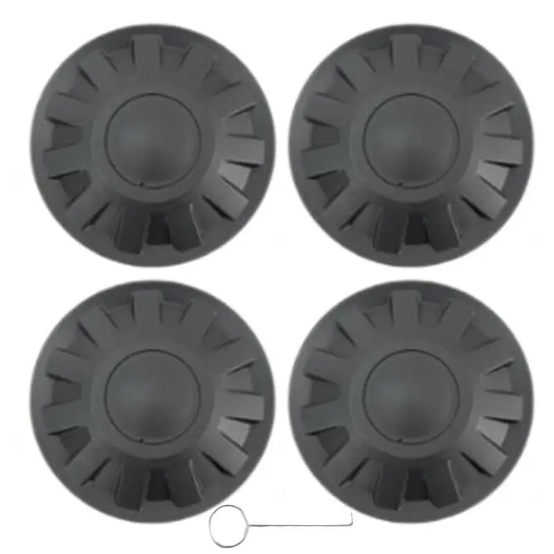 4 Pieces Replacement Protective Center Covers Automotive 18 Inch Screw Caps Center Hub Vehicles Caps Automobile Accessories