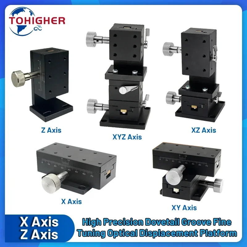 

Dovetail Groove Linear Fine Tuning Sliding Table Manual Displacement Stage X/XY/Z/XZ/XYZ Axis Trimming Platform LWX4040 LWD2542