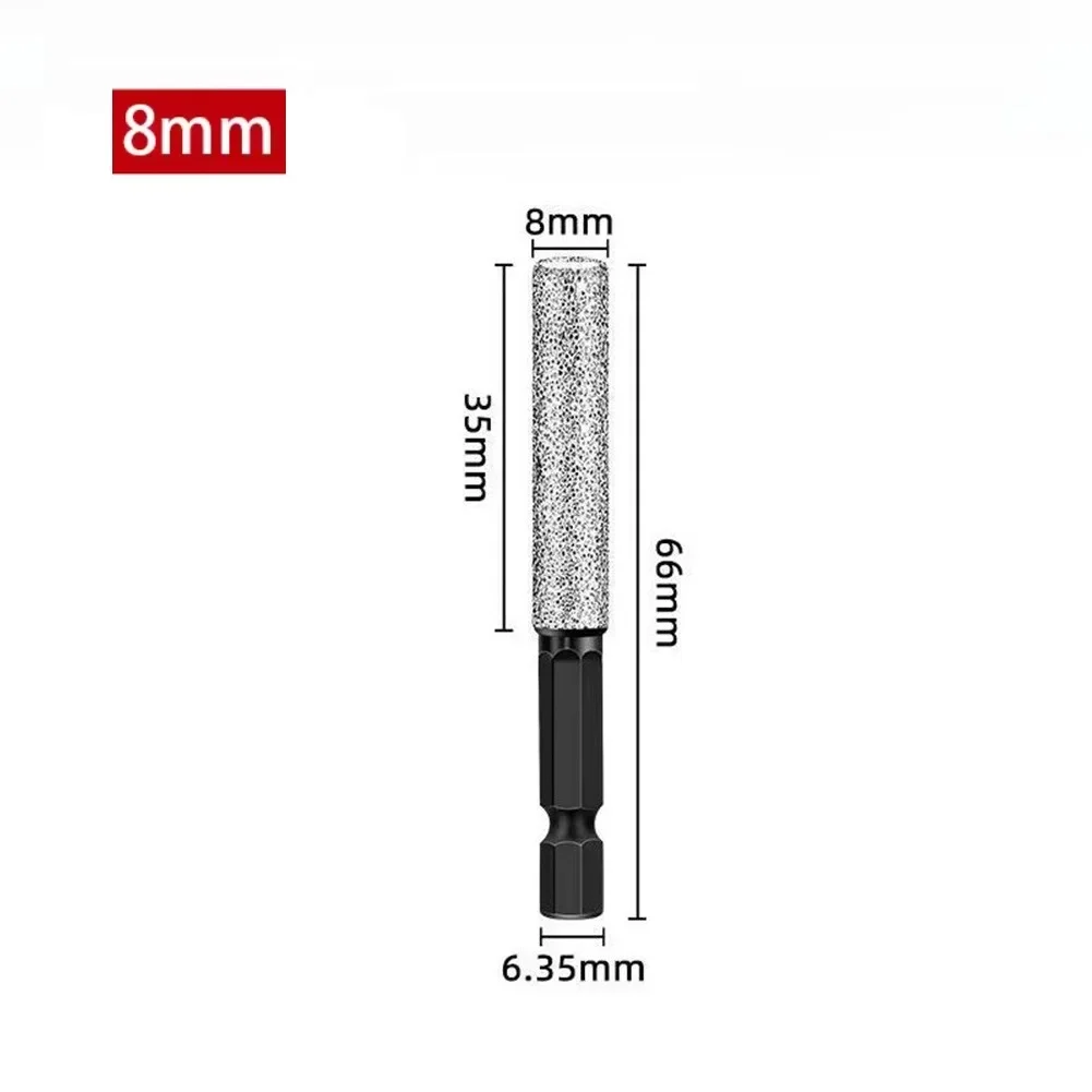 Drill Bit for Dry Operation on Tough Surfaces Including Granite Marble Porcelain and Glass Filled Tiles 6.35mm Shank