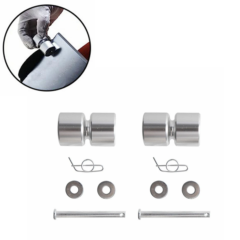 2 Pack Rollers Parts Washer Pins Rings Replacement for Trailer Tailgate Easy Lift Gate etc Lift Assist (Sliver)