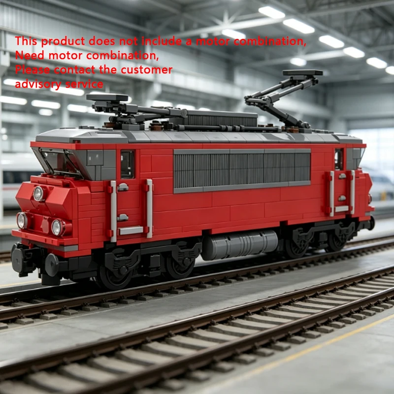 QWERT City Car Model MOC Building Bricks Electric Locomotive Modular Technology Children Holiday Gifts Assemble Toys Suit