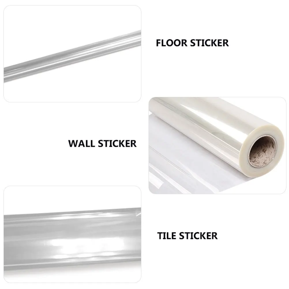 

3 Rolls Oil-proof Decals Floor Sticker Tiles for Kitchen Washable Wallpaper Waterproof
