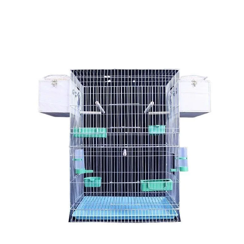 

Large raised breeding cage breeding cage large bird cage Xuanfeng Peony Buddy Parrot Myna galvanized metal cage