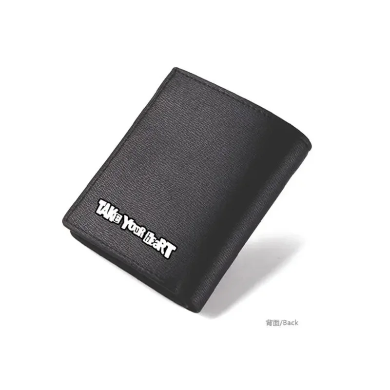 กระเป๋าสตางค์แบบสั้นสำหรับคอสเพลย์ลายอนิเมะญี่ปุ่นมี5ธีมกระเป๋าใส่บัตรกระเป๋าถือหนัง PU สำหรับผู้ชายและผู้หญิงกระเป๋าใส่เงินของขวัญคริสต์มาส