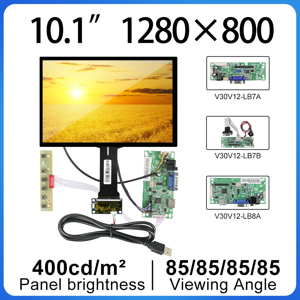 

BOE EV101WXM-N80 10.1 Inch LCD Display Panel 1280x800 TFT FHD Touch With Board LVDS Interface