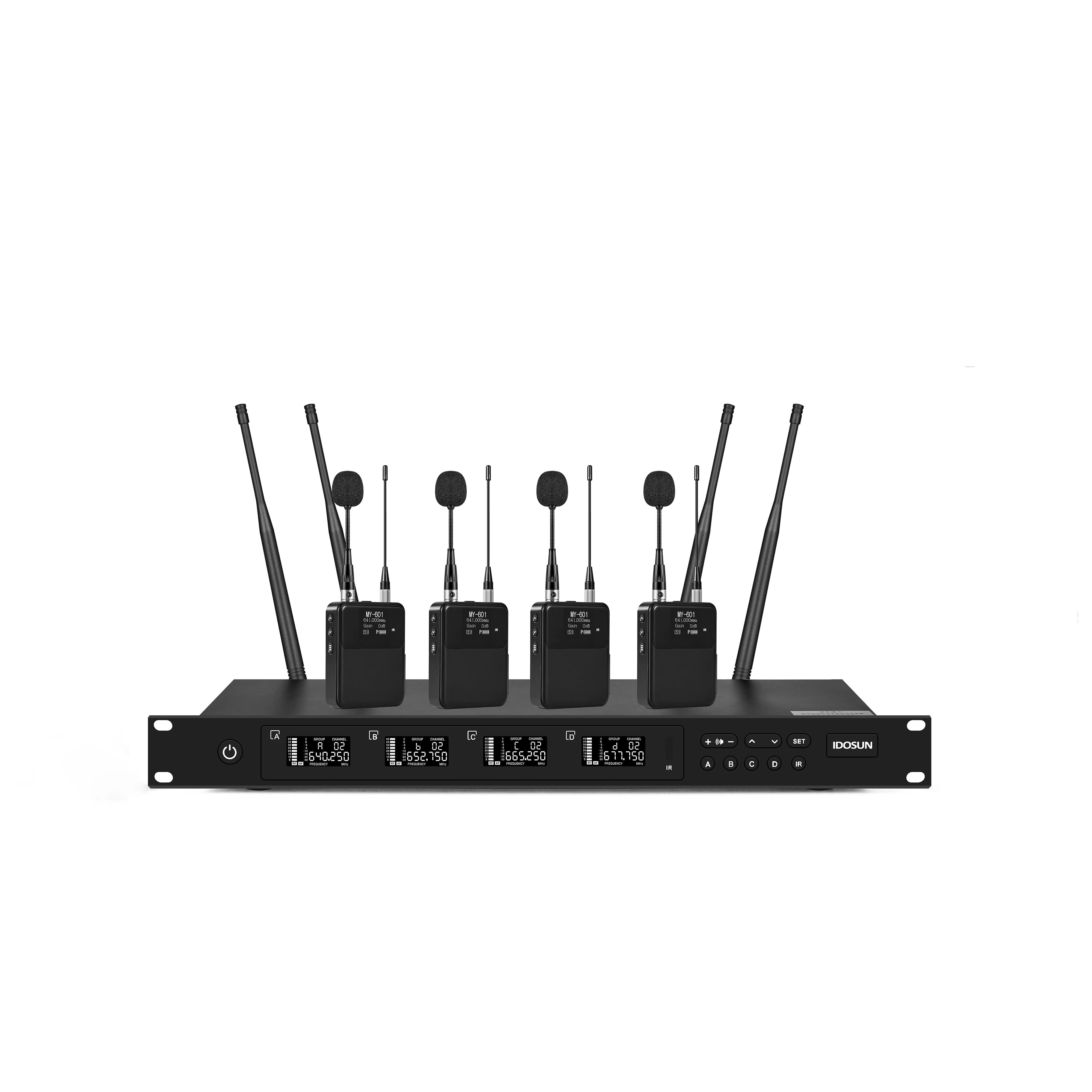XLR Connector Condenser Microphone Cardioid Pattern Noise Cancelling Wireless Conference Mic Zinc Alloy Light-weight