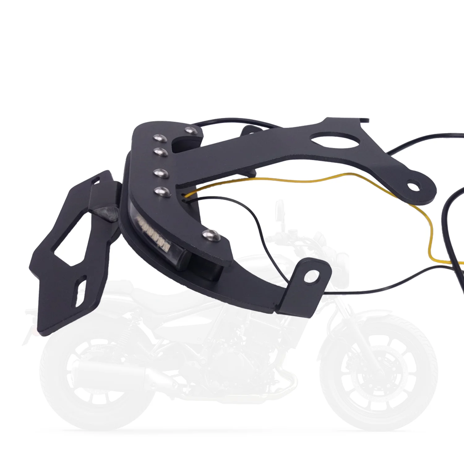 حامل لوحة الترخيص الخلفي لمزيل كاواساكي 450 مزيل 500 2024-2025 طقم مزيل الحاجز مرتب الذيل #6