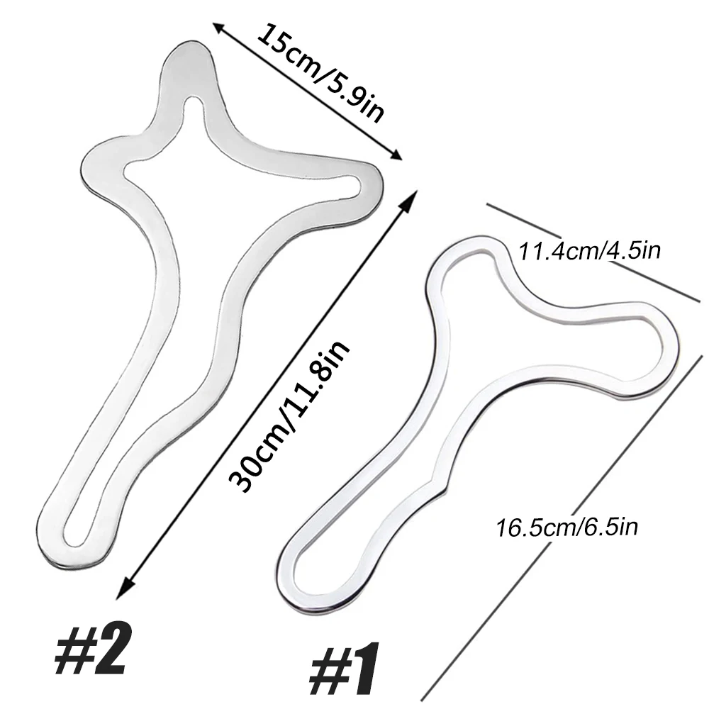 Gua Sha Schrapen Massage Tool, RVS Spierschraper, Metalen IASTM Tool Lymfedrainage Therapie & Spieren Pijnbestrijding