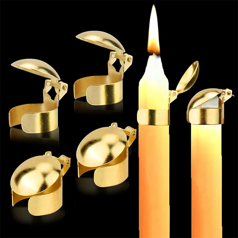 Extintor de velas completamente automático, dispositivo de seguridad para interiores y exteriores para extinción de llamas de velas, dispositivo de extinción de velas