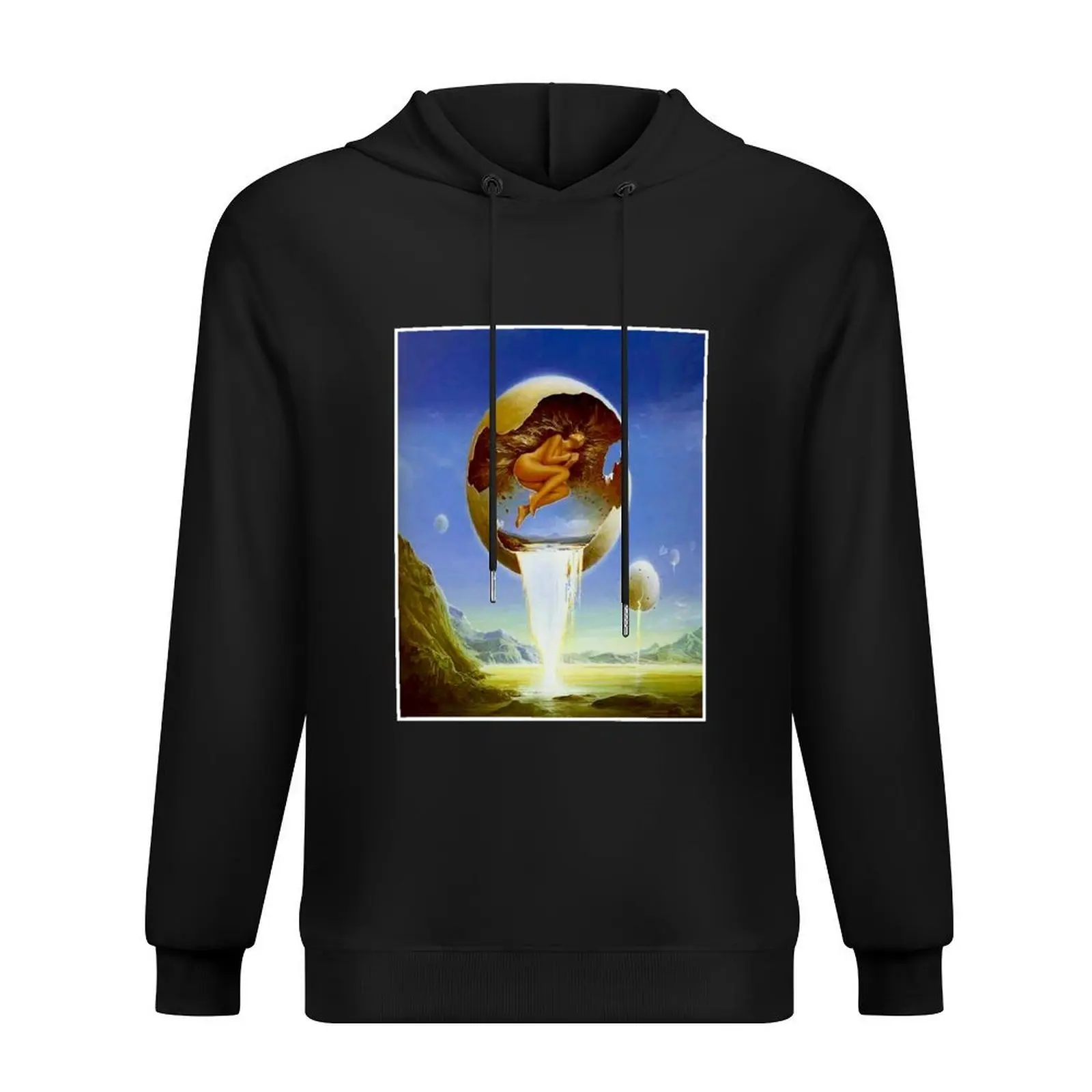 

BIRTH : Vintage Surreal Egg Print Hoodie anime clothes aesthetic clothing autumn jacket men men wear oversized hoodie