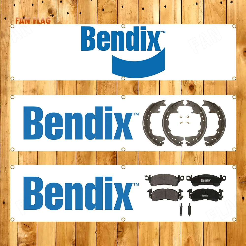 

60X240CM Bendixs Brake Auto Parts Banner Flag Car Truck Parts Accessories Banner Garage Outdoor Decoration Tapestry Poster