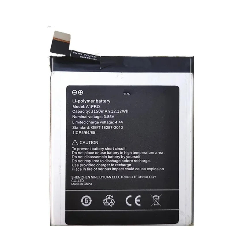 Battery For UMI Umidigi A1 Pro , 3150mAh, Mobile Phone Battery